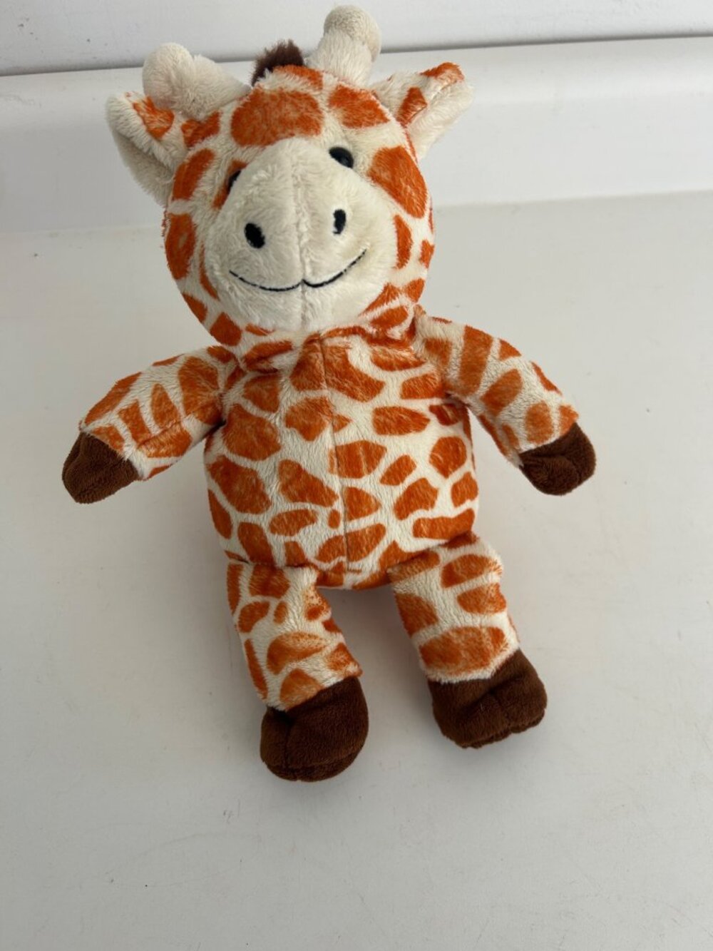Plush Giraffe Toy With Removable Heat Pack For Soothing Comfort 14" Tall